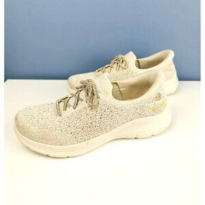 Skechers Martha Stewart Hands Free Slip-Ins Taupe BEDFORD CHERISHED DREAM